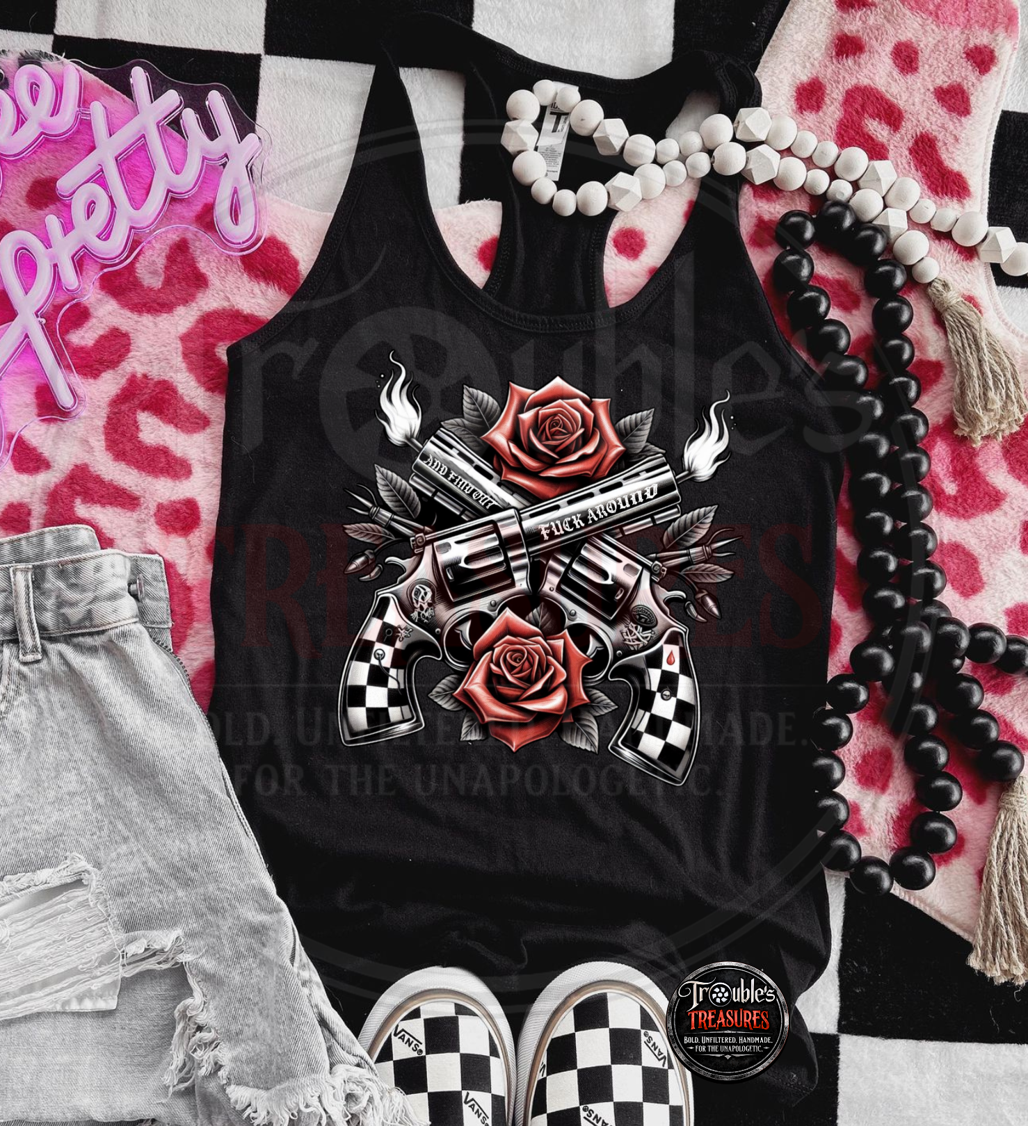 FAFO Ladies Racerback Tank