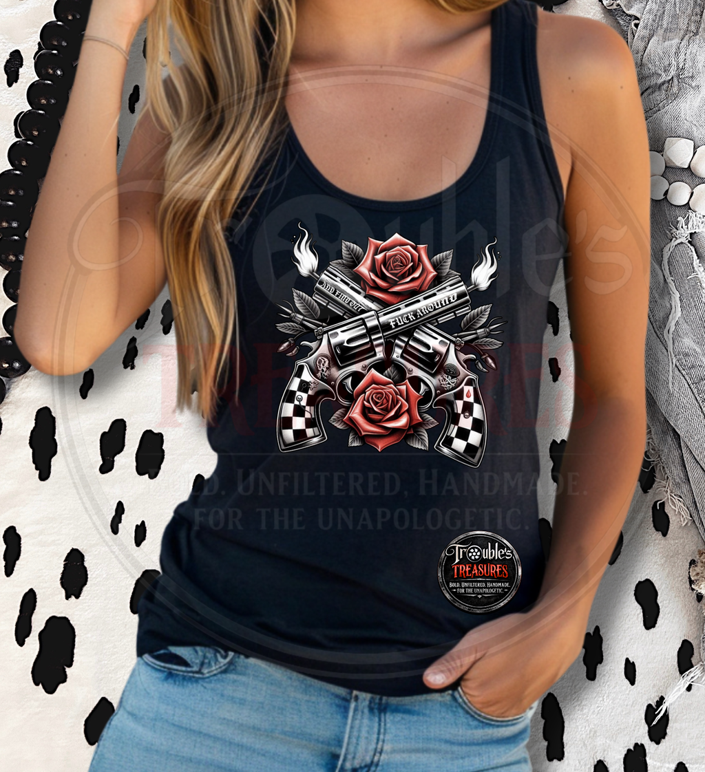 FAFO Ladies Racerback Tank