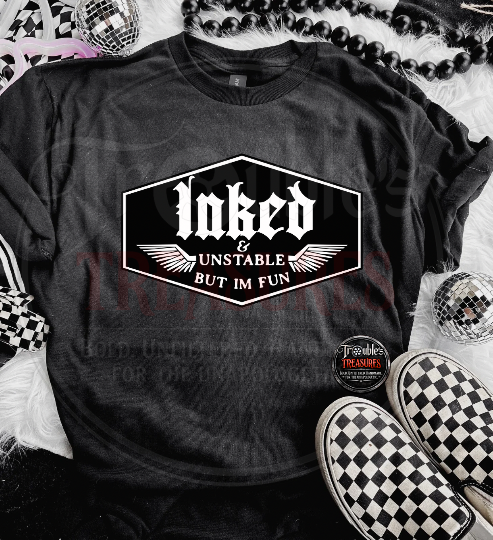 Inked and Unstable Tee